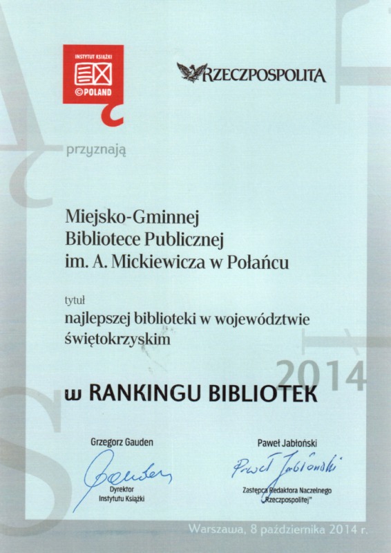 rankingbibliotek2014 dyplom