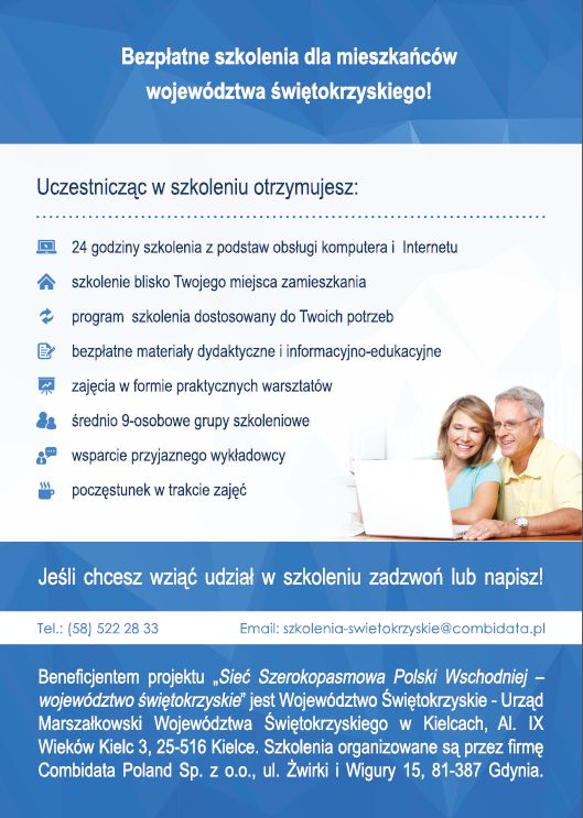 Szkolenia dla osób 45 plus